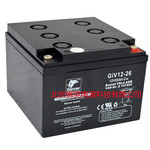  班纳Banner蓄电池Giv12-26 12V26AH价格及尺寸