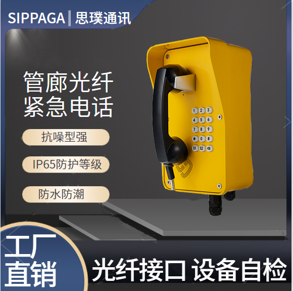 电力管廊防水电话机壁挂式工业三防电话机