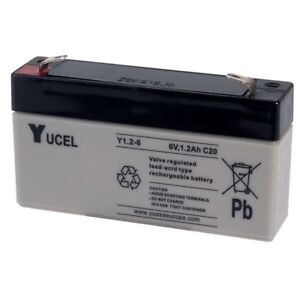 YUCEL蓄电池Y7-12铅酸免维护12V7.0AH 童车门禁 消防通信UPS电源