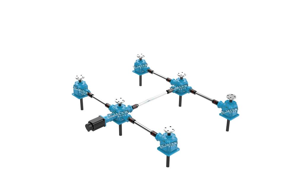 伞齿锥齿轮螺旋丝杆升降机 手动齿条升降器 蜗轮蜗杆减速机