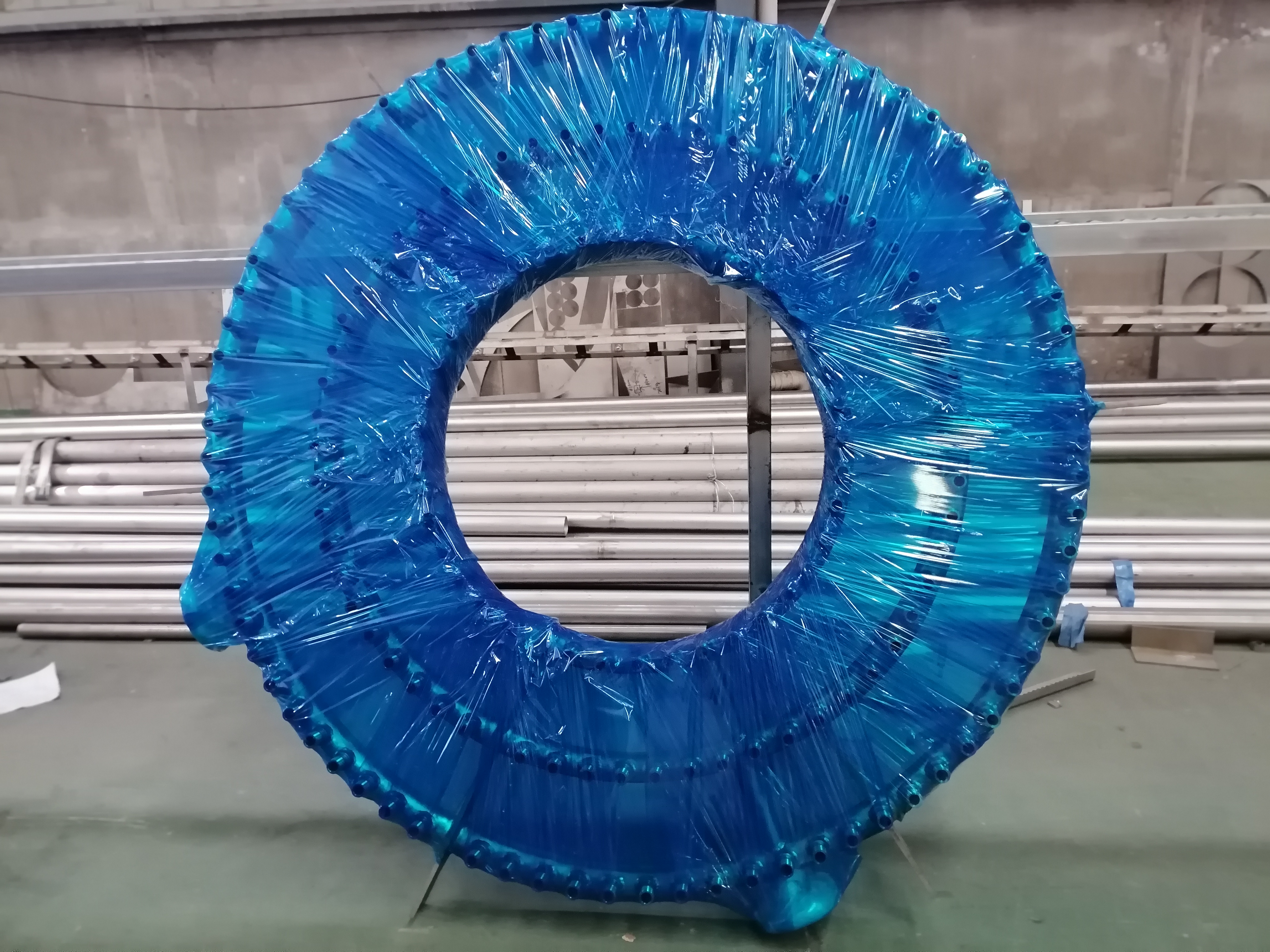 欣旺腾加工TA2纯钛加氯布液器 来图加工钛合金喷淋管 
