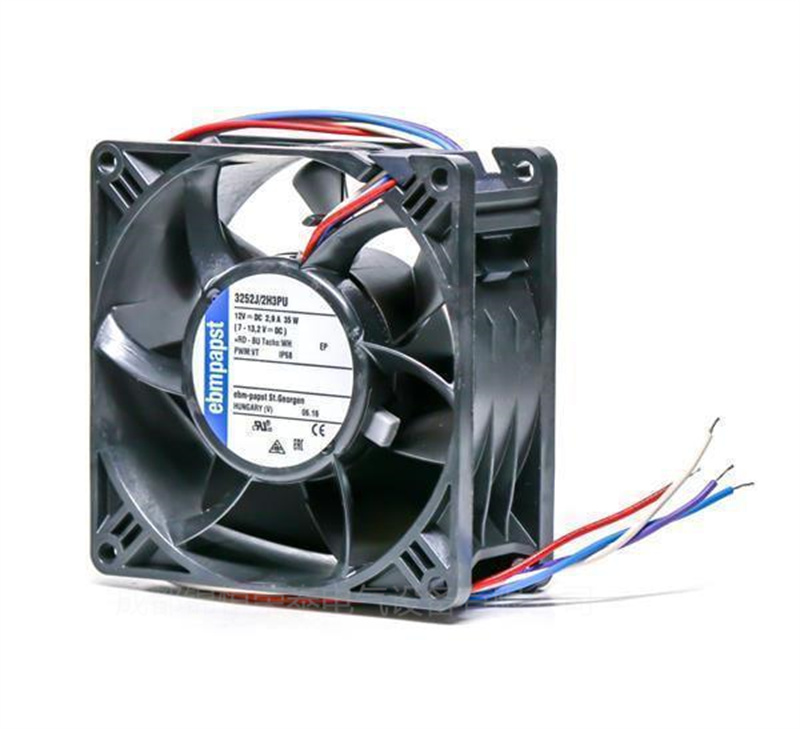 德国ebmpapst依必安派特轴流风机 3252J/2H3PU 低噪音散热风扇