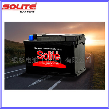 韩国Solite蓄电池95D23R/L 12V68AH 汽车启动蓄电池