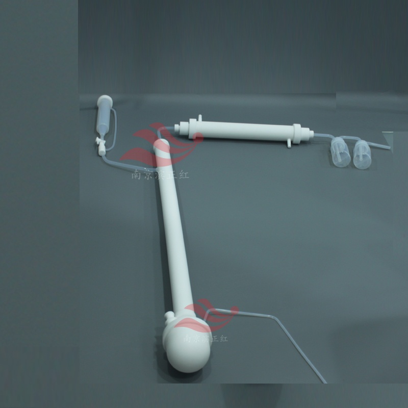 定制恒压蒸馏吸收装置氟化氢蒸馏器四氟反应瓶四氟冷凝管反应釜