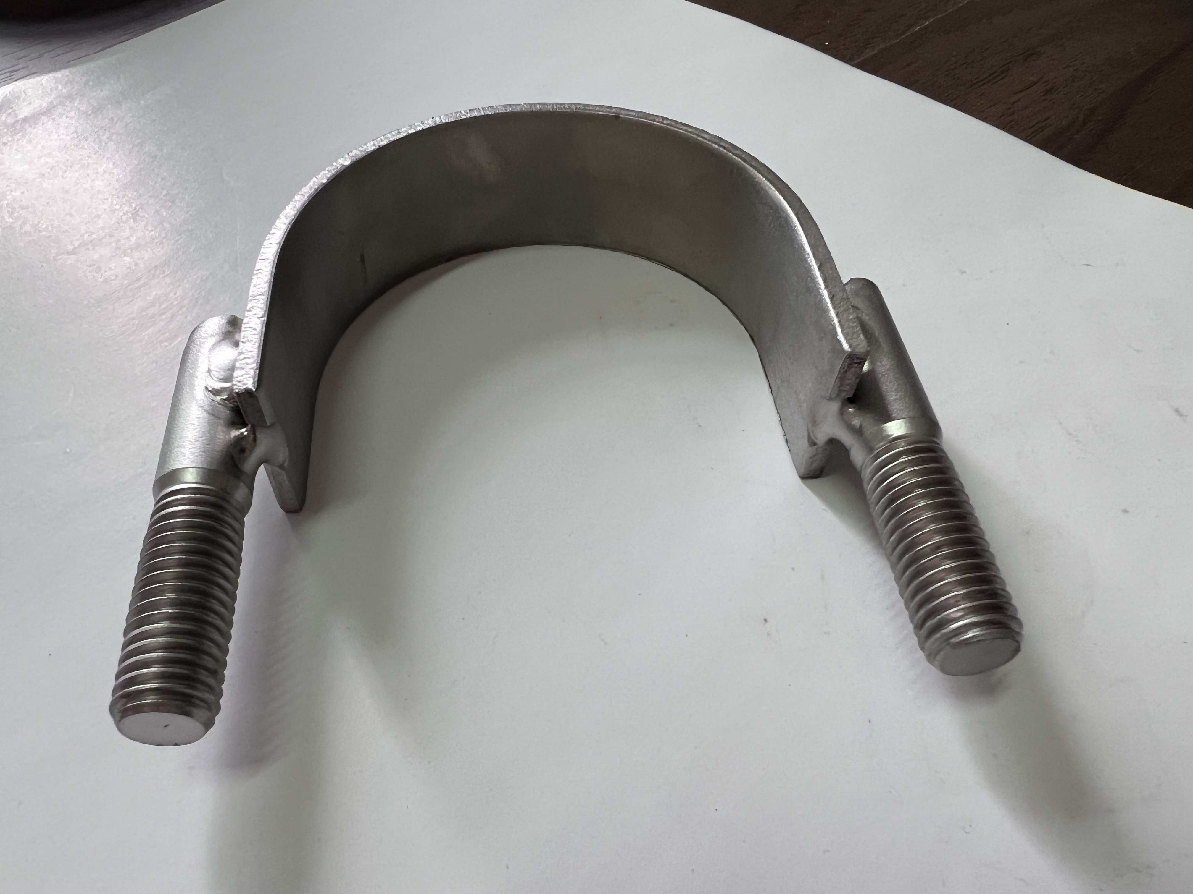 现货TA2钛合金U型抱箍  化工用纯钛C型抱箍   可定制C型螺栓