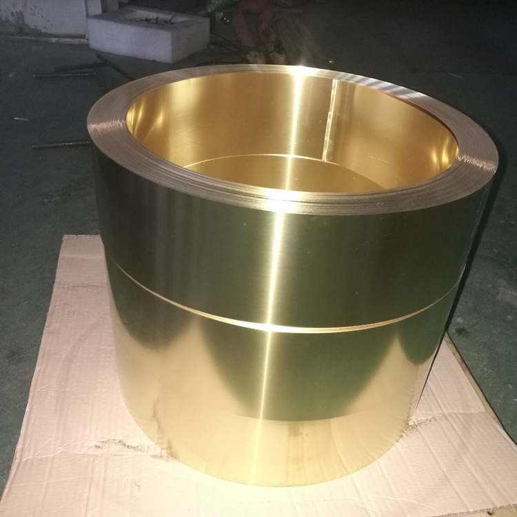 精密环保H65黄铜带C2680黄铜卷材可分条整平切片H62黄铜卷带