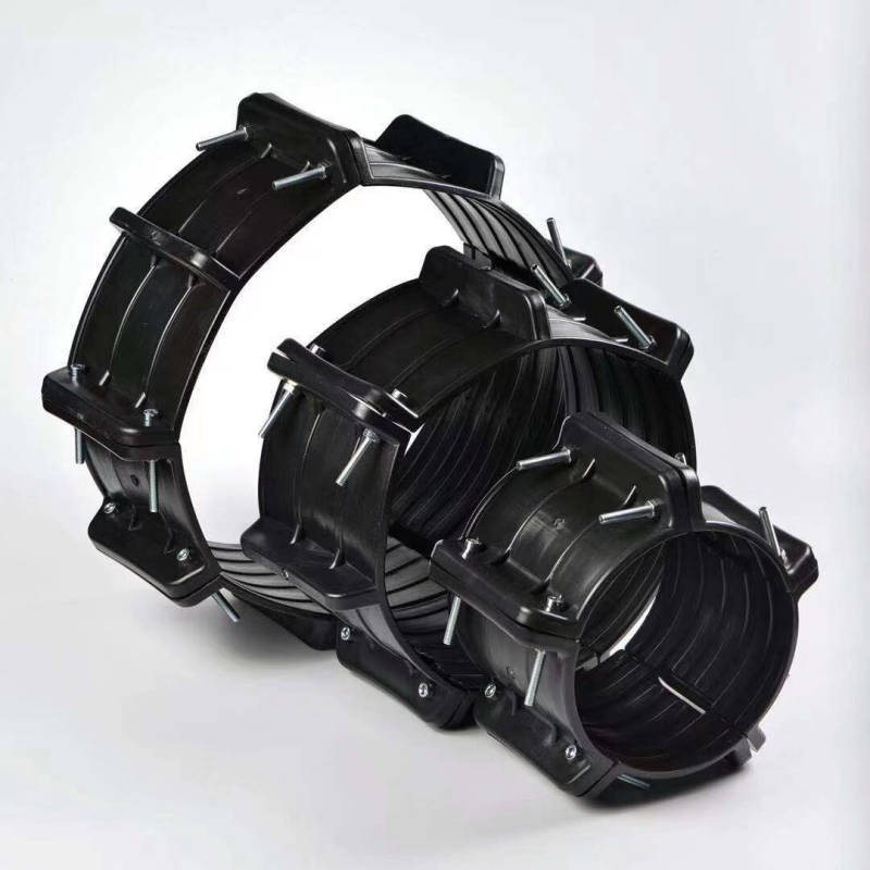 油田用Φ219绝缘支撑块 DN455天然气埋地管道套管隔离防腐支架