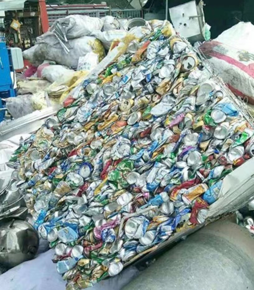 长期出售废铝易拉罐压块