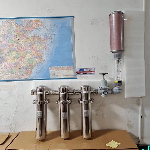 煤矿避难硐室压风系统过滤器
