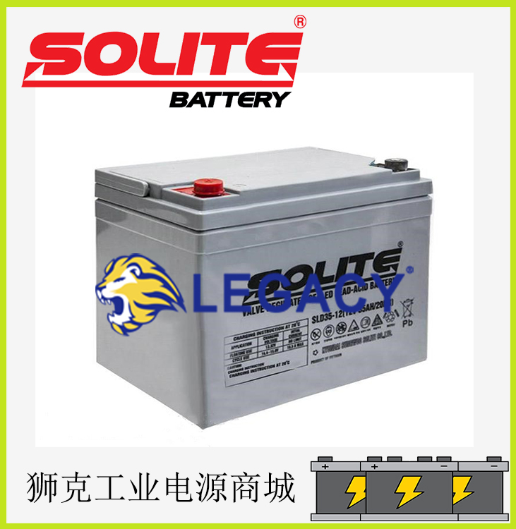 韩国SOLITE蓄电池SLD4-12自动化工业电源12V4AH