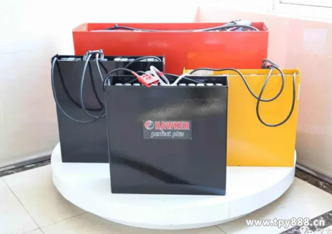 HAWKER霍克叉车蓄电池24V250AH电瓶2PZS250 牵引用铅酸电池含铁箱