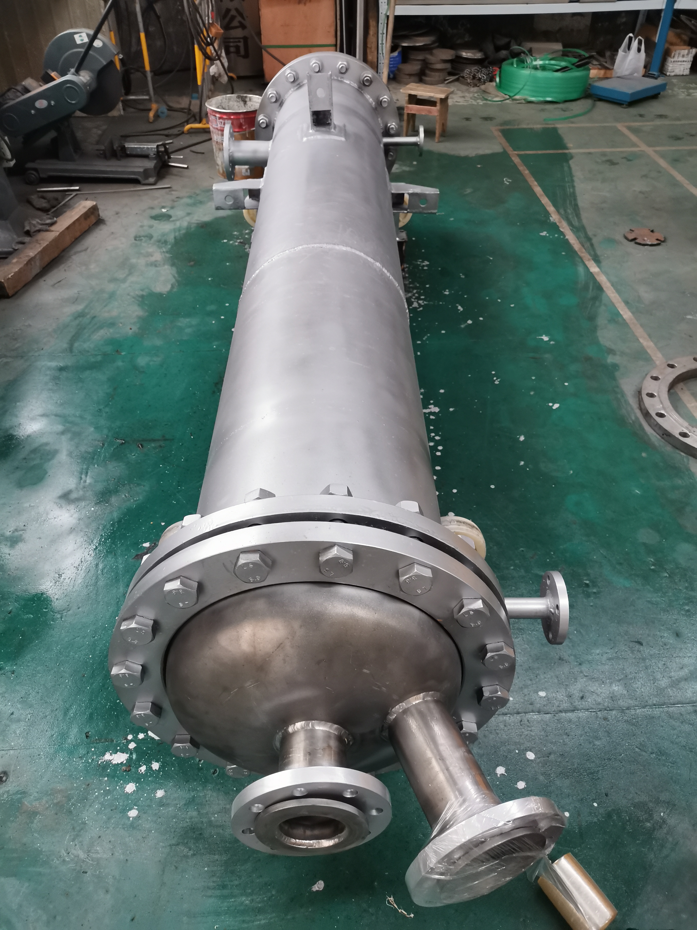 欣旺腾加工定制TA2钛合金罐体设备  钛合金换热器  来图定制管式换热设备