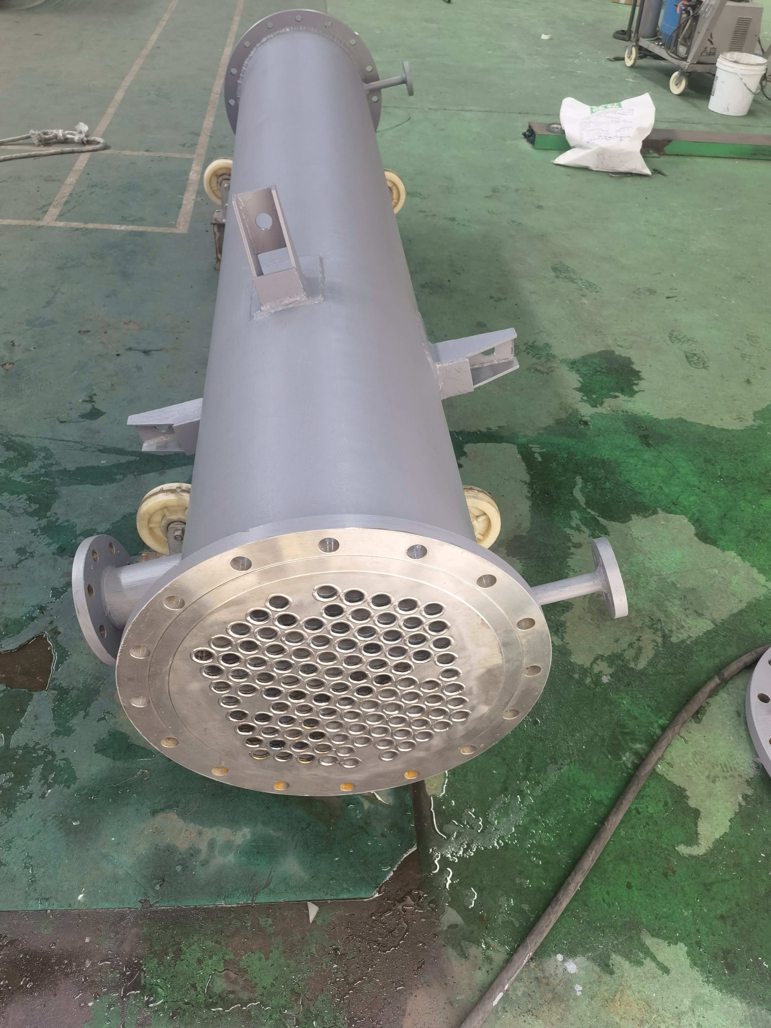 欣旺腾加工定制TA2钛合金罐体设备  钛合金换热器  来图定制管式换热设备