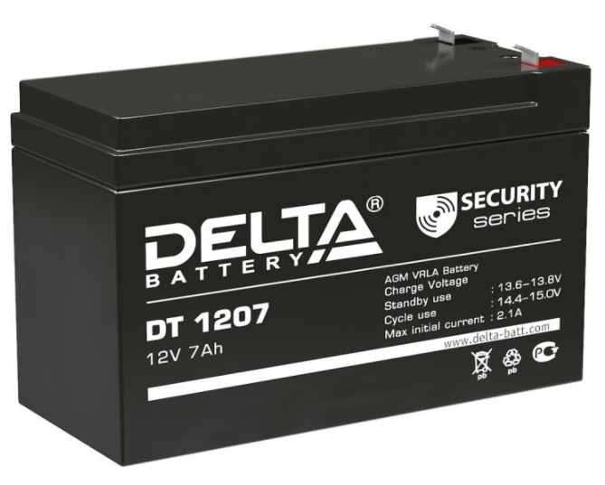 俄罗斯DELTA蓄电池GEL12-45阀控式工业应急/UPS电源12V45Ah工业用