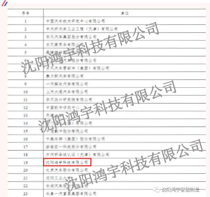鸿宇科技参与制定的国家标准《汽车智能制造能力成熟度评估要求》正式发布