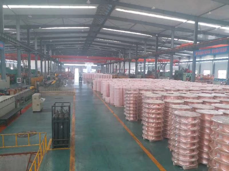 紫铜空调冷媒管 R410A铜管TP2 规格6.35mm-41.3mm盘管量大优惠