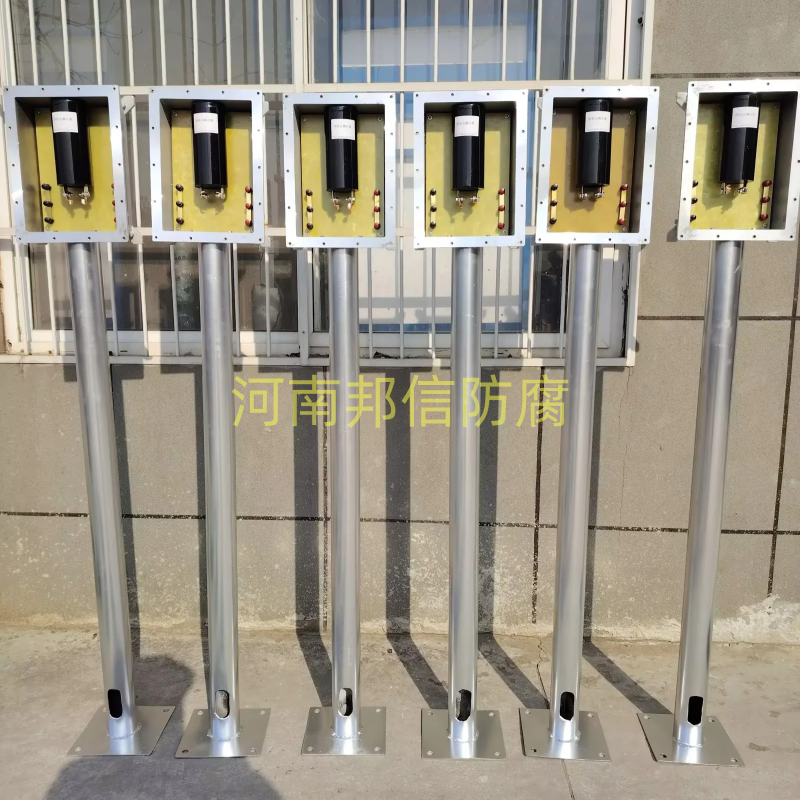管道电磁防护专用固态去耦合器锌带状阳极防爆测试桩长效参比电极