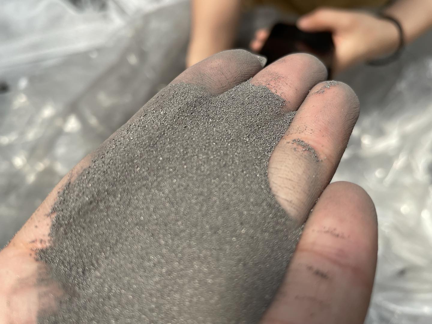 废铝铜分级浮选-介质铁粉c60/fine