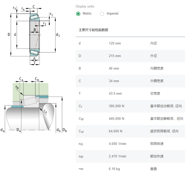 FAG圆锥滚子轴承30224A 巨鲸减速机