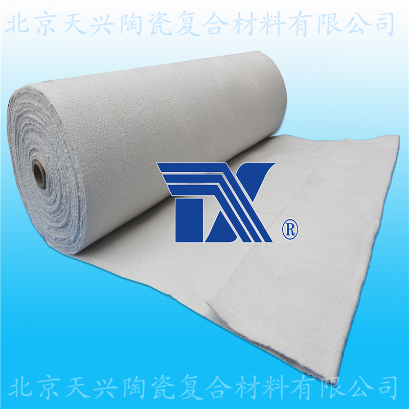天兴 热处理陶瓷纤维布 烧结硅酸铝布 无烟防火布