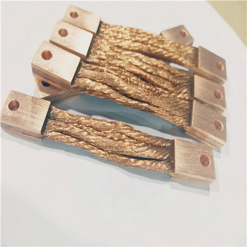 铜绞线熔压一体软连接 导电性强 铜绞线焊接厂家