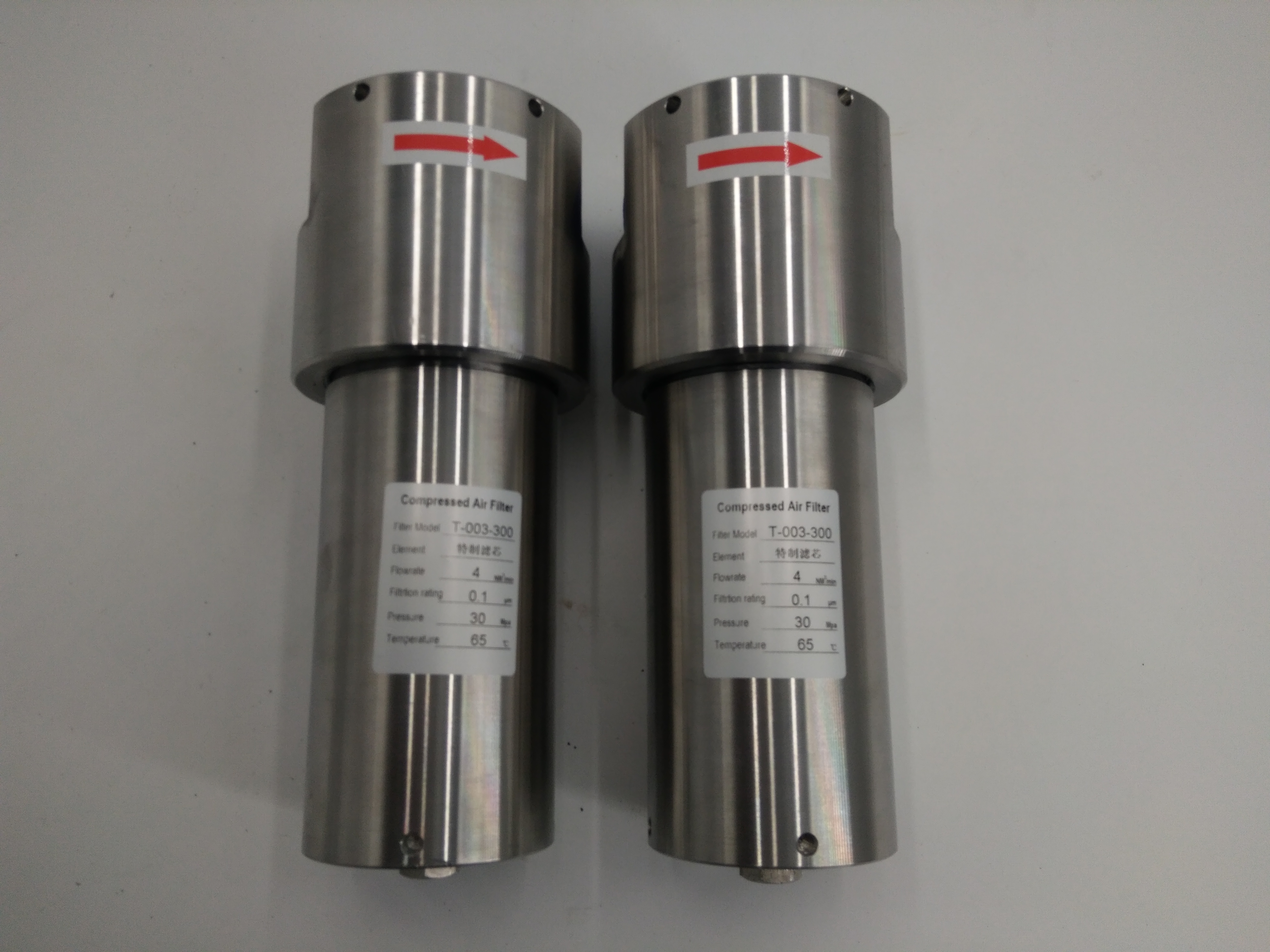 空气压缩精密过滤器 除菌过滤器不锈钢 压缩空气过滤除菌 氮气 氧气除水 不锈钢除菌过滤器