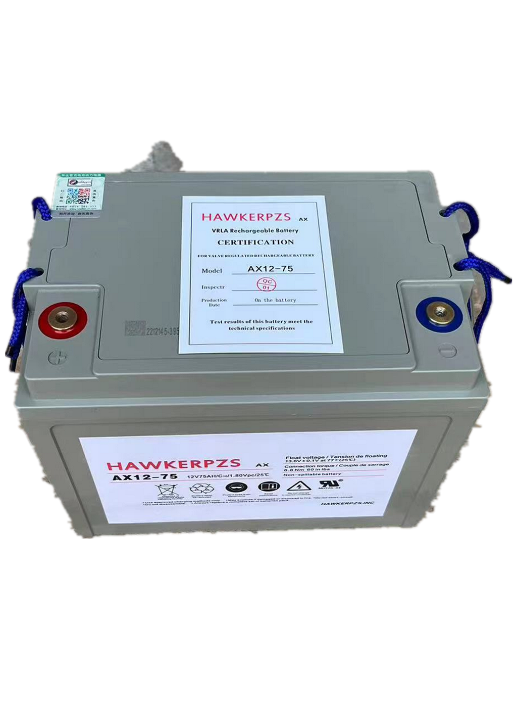 霍克蓄电池AX12-150 直流屏 AGV智能小车动力电瓶电源12V150AH现货
