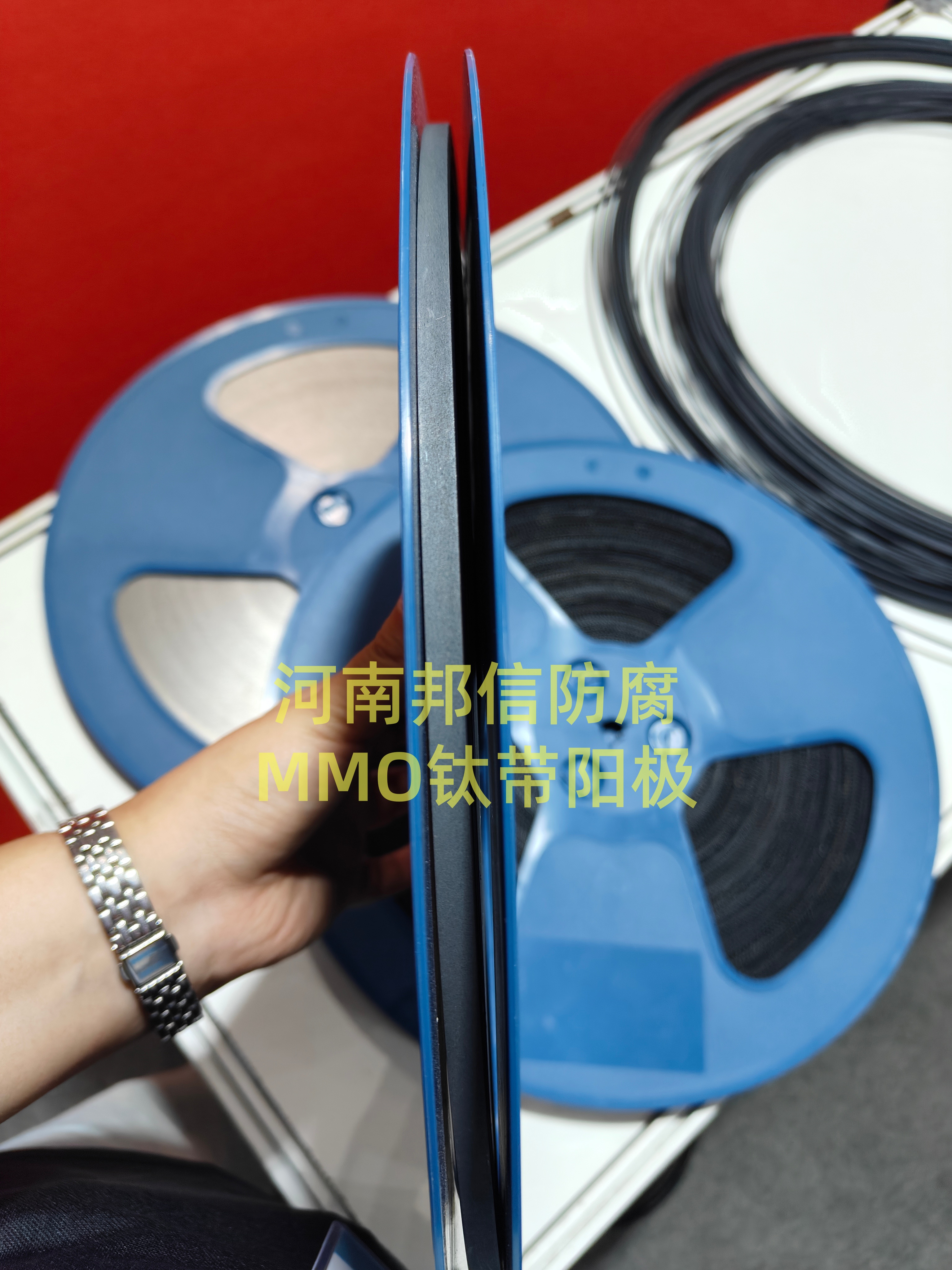 储罐底板钛基带状阳极12.7*0.635mmMMO管状阳极钛管阳极