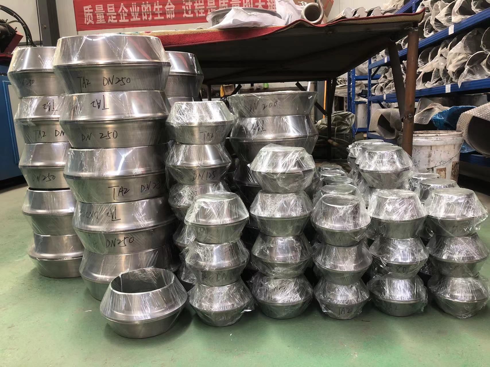 现货TA2钛合金弯头   化工用高强度钛弯头  冲压钛弯头   无缝弯头