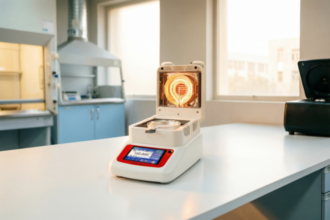 尼龙水分含量测定仪检测塑胶颗粒含水率