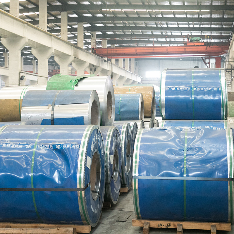 宁波宝新304不锈钢板 304BA面冷扎不锈钢板 整卷镜面8K油磨