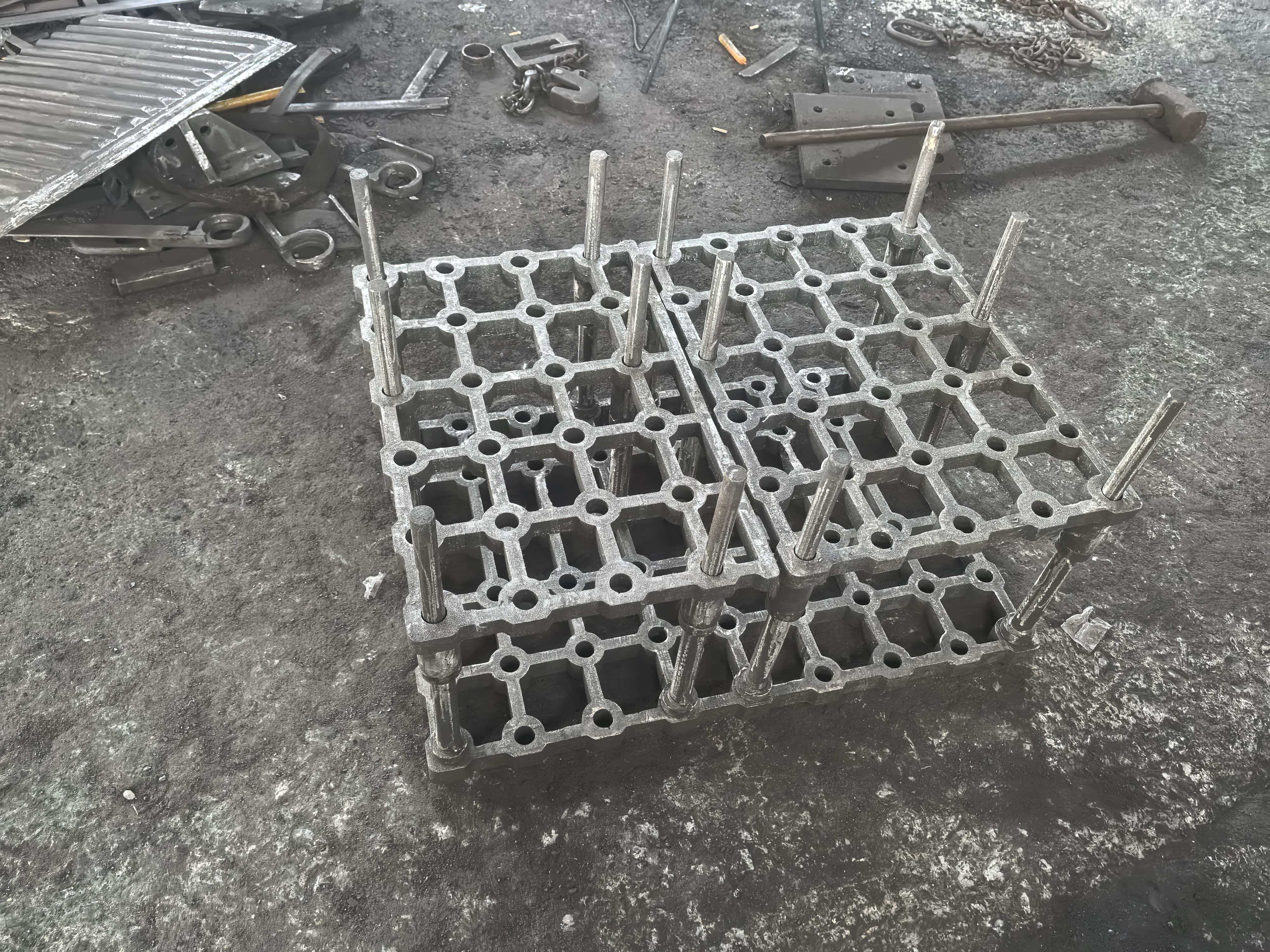 ZG35Cr24Ni7SiN精铸铸造料盘 热处理料框 夹具 镍七氮材质 热处理工装厂家