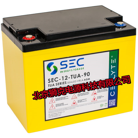 原装进口英国SEC电池SEC-12-TUA-90 12V90AHUPS电源系统/光伏系统电池