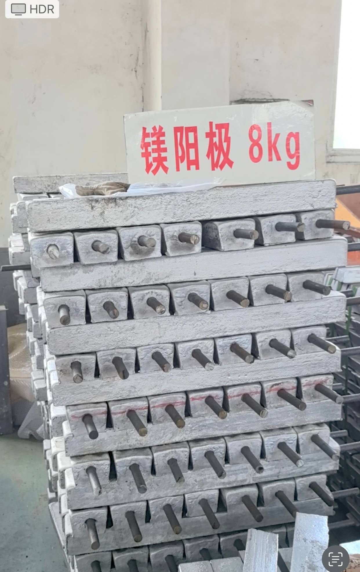 港湾工程高电位镁合金牺牲阳极22.8kg 多元合金接地体阴保镁阳极
