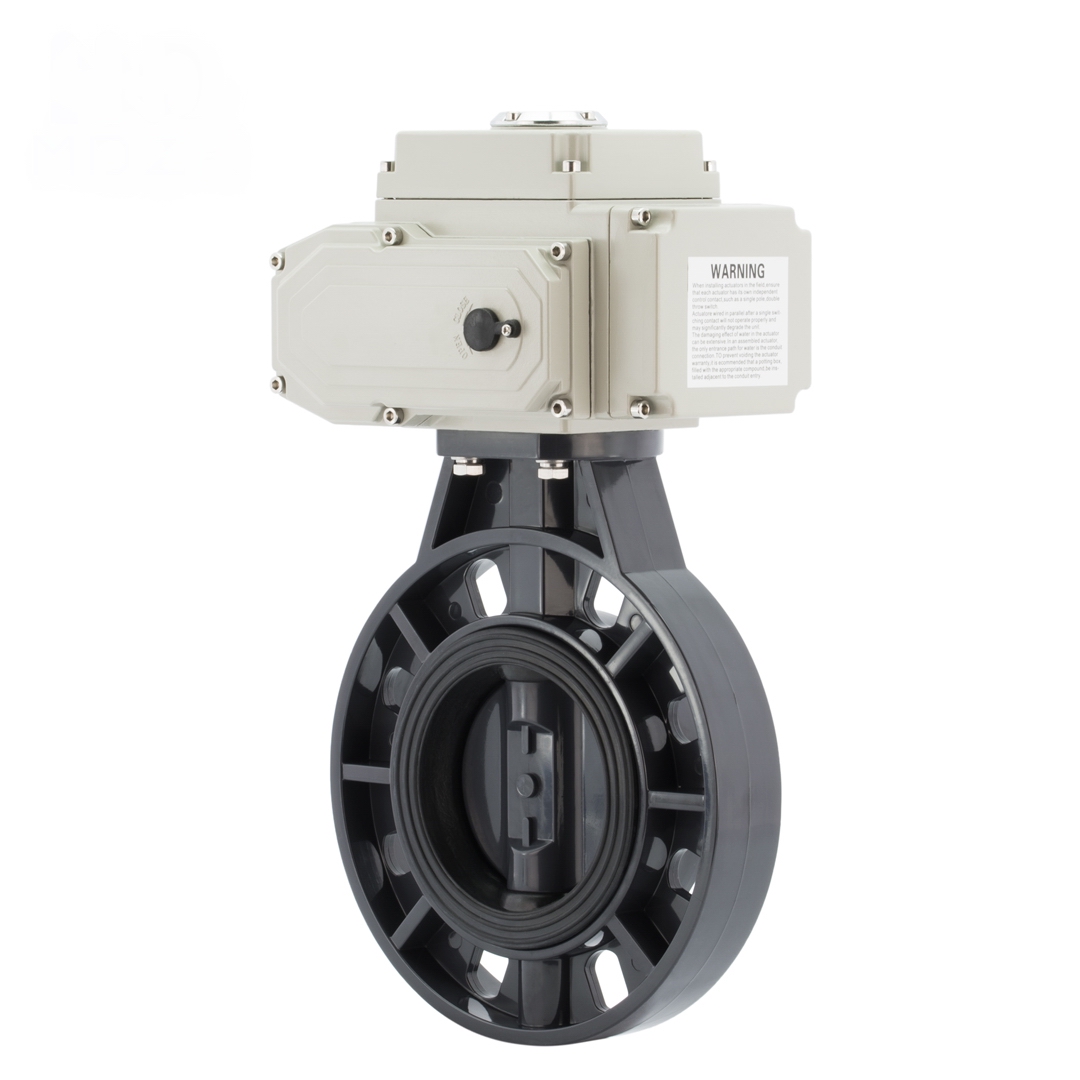 进口PVC塑料蝶阀