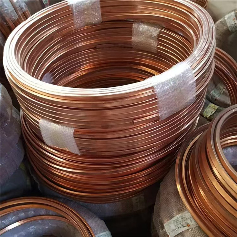 T2薄壁紫铜管空调制冷铜管C1100纯铜空心管无铅折弯铜软管