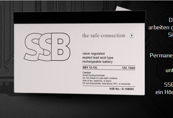 德国SSB蓄电池SB6V  6V1.2AH价格/参数