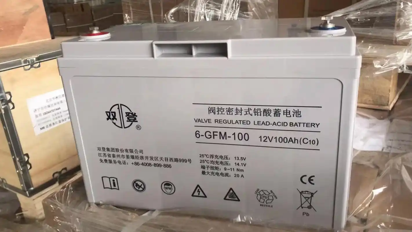山东双登蓄电池6-GMF-100技术参数详情