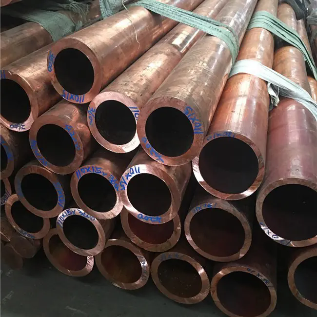 T2薄壁紫铜管空调制冷铜管C1100纯铜空心管无铅折弯铜软管