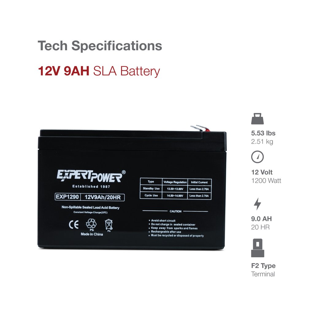 德国ExpertPower蓄电池EXP1290 12V9Ah精密仪器电池
