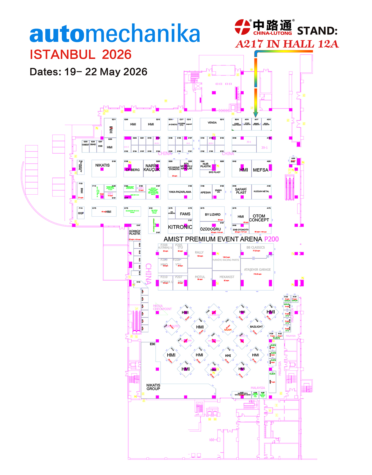 即将举行2026年土耳其法兰克福国际汽配展 Automechanika Istanbul