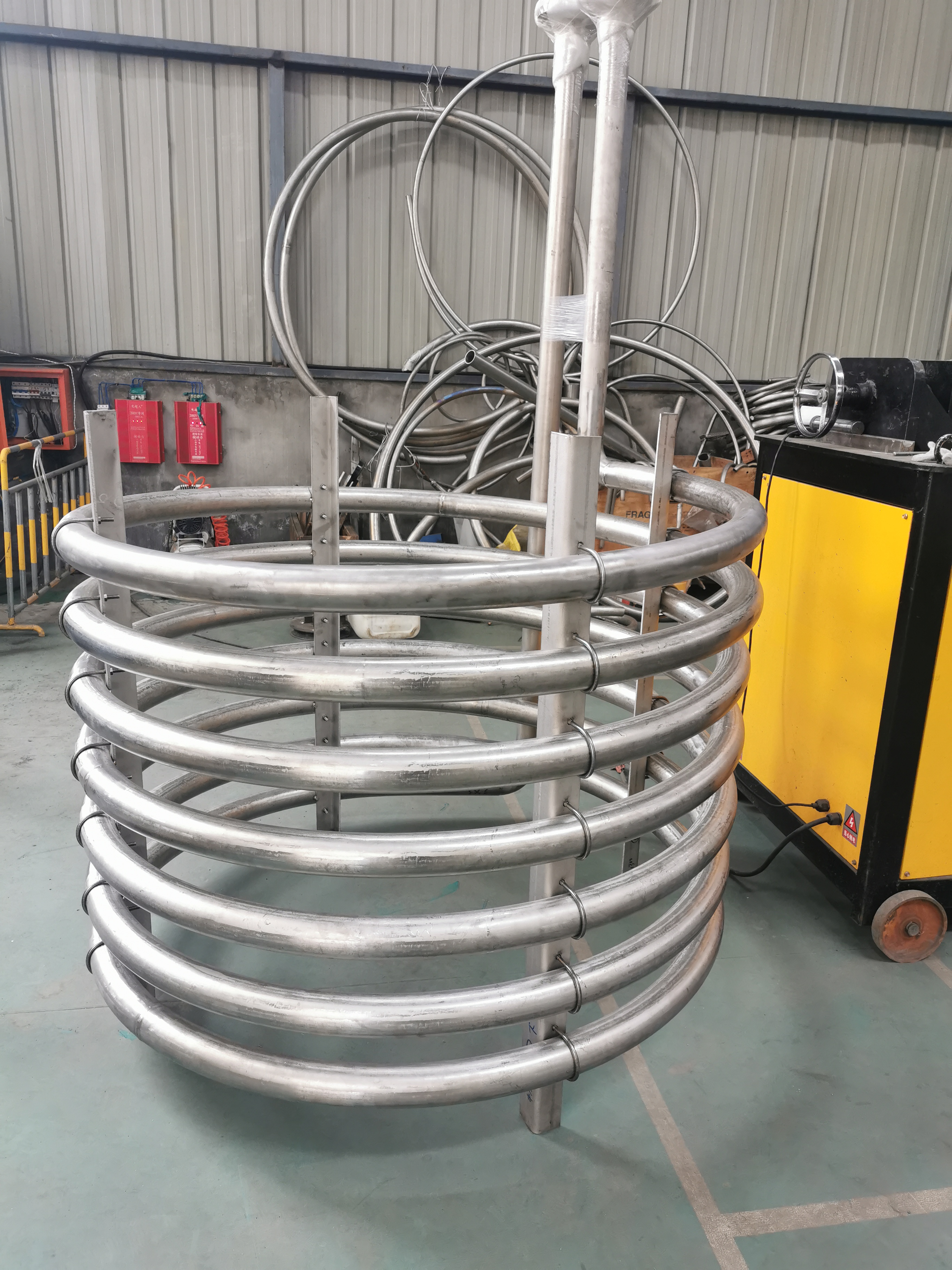 欣旺腾定制TA2钛合金换热盘管  化工高精密度无缝钛合金盘管