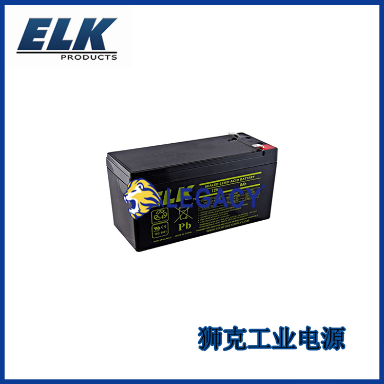 美国ELK蓄电池ELK-1270 12V7AH铅酸仪器储能系统