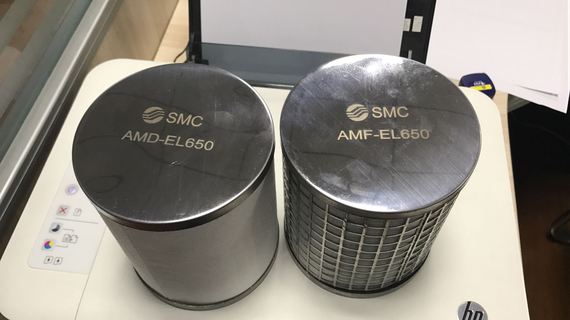 SMC空压机精密滤芯AFF-EL2B 4B 8B 11B 22B 37B 75B 压缩空气管道滤芯