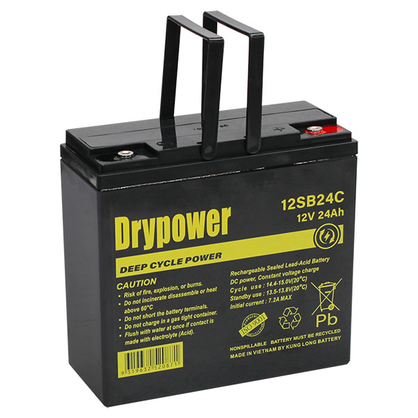 美国DRYPOWER蓄电池12SB130CL 12V130AH工业储能UPS电池原装进口