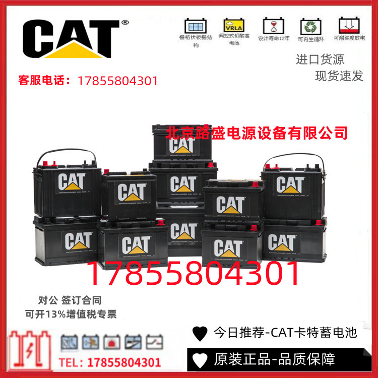 德国CAT卡特蓄电池9X3404 12V100AH 柴油发电机卡车电瓶 现货包邮