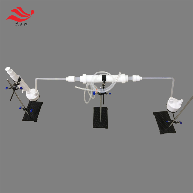 四氟精馏柱氟化氢反应用过滤柱回流冷凝装置