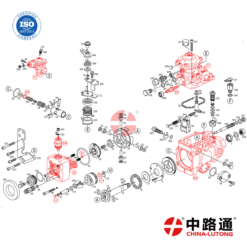 潍柴WP12国四共轨博世BOSCH共轨油泵445020245