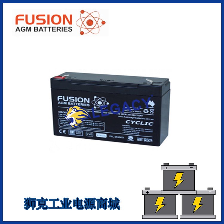 澳大利亚FUSION蓄电池CBC12V12AH精密发电设备