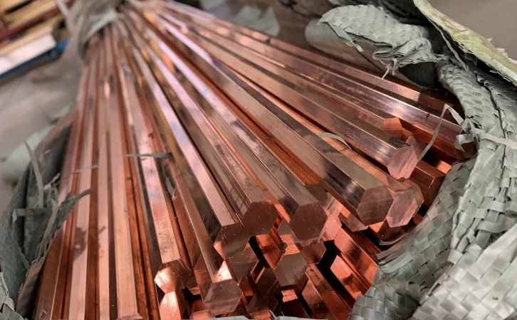 C1100紫铜棒 T2紫铜棒 电极紫铜棒 无氧紫铜棒 耐腐蚀 易削铜棒